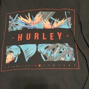 Black long sleeve Hurley shirt